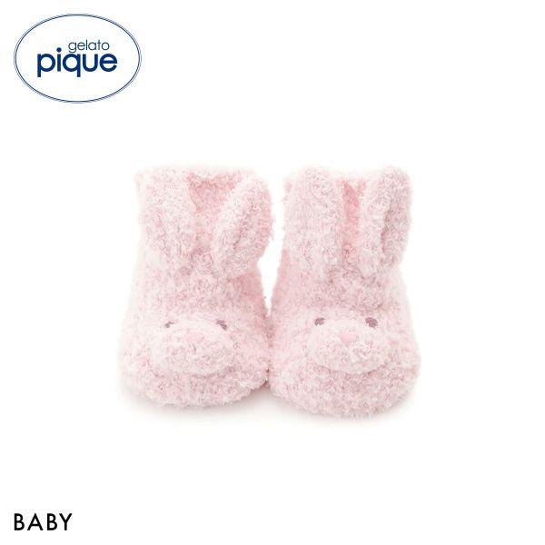 ジェラートピケ キッズアンドベイビー ベビー パウダーアニマルソックス うさぎ ジェラピケ ルームウ...
