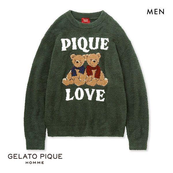 ジェラートピケ オム GELATO PIQUE メンズ HOLIDAY HOMME ベアジャガードプ...