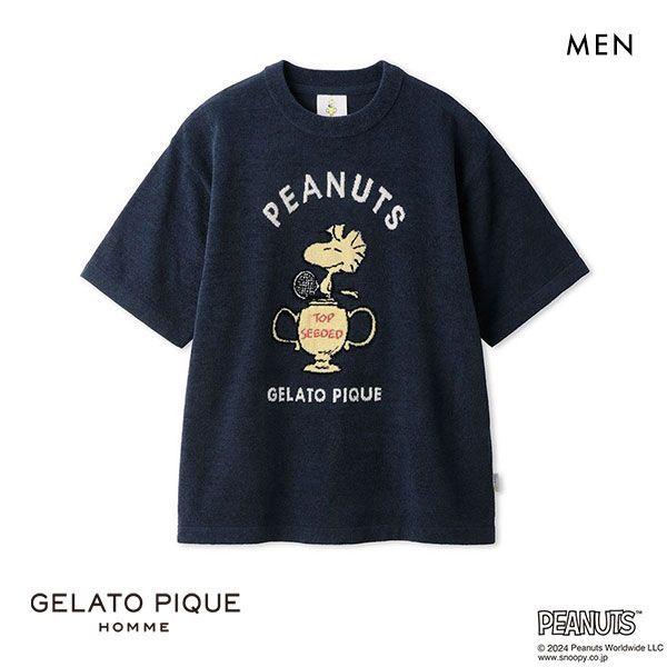 ジェラートピケ オム GELATO PIQUE メンズ PEANUTS HOMME TENNIS ジ...