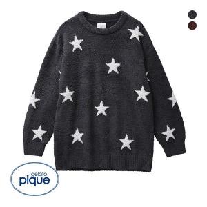ジェラートピケ gelato pique UNISEX パウダースタージャガードプルオーバー ジェラピケ パジャマ ルームウェア