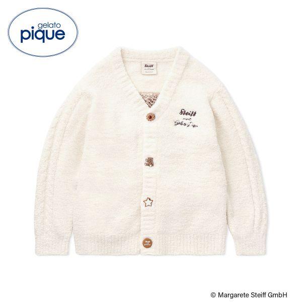 ジェラートピケ ユニセックス シュタイフ UNISEX パウダージャガードカーディガン ジェラピケ ...