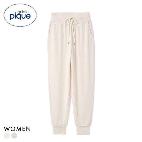 ジェラートピケ レディース スノーロングパンツ ジェラピケ パジャマ ルームウェア gelato p...