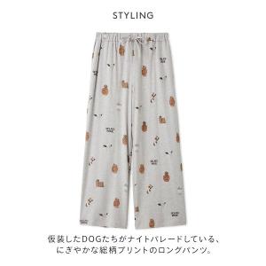 ジェラートピケ ロングパンツ ルームウェア レ...の詳細画像2