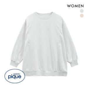 ジェラートピケ gelato pique レディース マタニティ裏毛プルオーバー