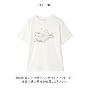 ジェラートピケ Tシャツ ルームウェア レディ...の詳細画像3