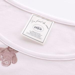 ジェラートピケ Tシャツ ルームウェア レディ...の詳細画像5