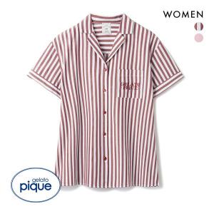 ジェラートピケ gelato pique レディース ダイナーシャツ