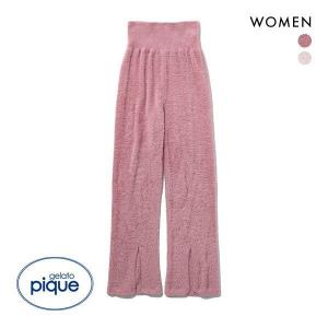 ジェラートピケ gelato pique レディース フェザーロングパンツ