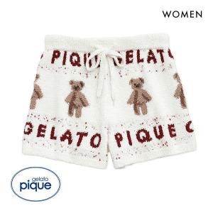 ジェラートピケ gelato pique レディース HOLIDAY アグリーベアジャガードショートパンツ