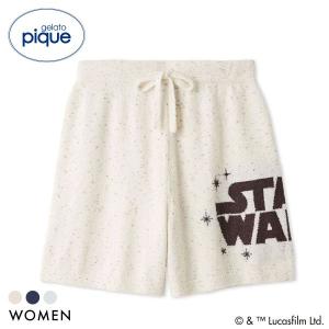 ジェラートピケ STAR WARS レディース スムーズィーロゴジャガードショートパンツ ジェラピケ スターウォーズ パジャマ ルームウェア