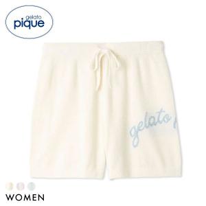 ジェラートピケ レディース ロゴジャガードショートパンツ ジェラピケ パジャマ ルームウェア gelato pique