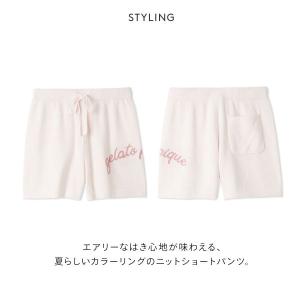 ジェラートピケ レディース ロゴジャガードショ...の詳細画像2