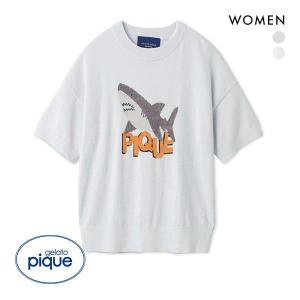 ジェラートピケ gelato pique レディース COOL シャークジャガードプルオーバー