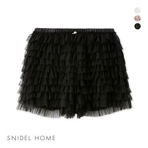 スナイデルホーム SNIDEL HOME Roseチュールショートパンツ パジャマ ルームウェア｜shirohato