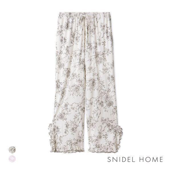 スナイデルホーム 接触冷感 カットレーヨンロングパンツ SNIDEL HOME