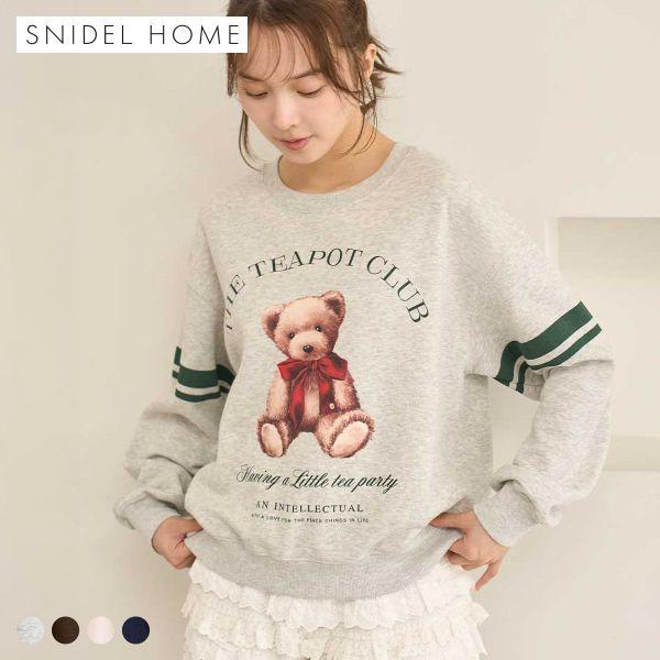 スナイデルホーム Bearスウェットプルオーバー SNIDEL HOME