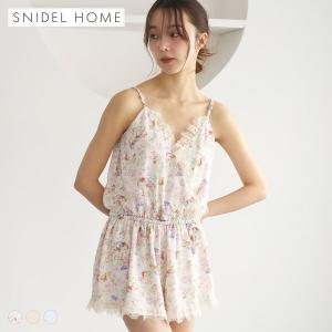 スナイデルホーム シフォンレースオールインワン パジャマ ルームウェア SNIDEL HOME｜SHIROHATO(白鳩)