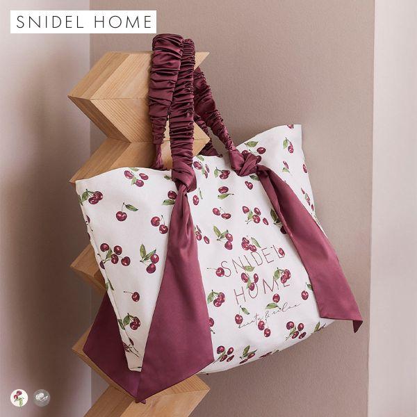 スナイデルホーム オーガニックキャンバストート BIG CHERRY SNIDEL HOME