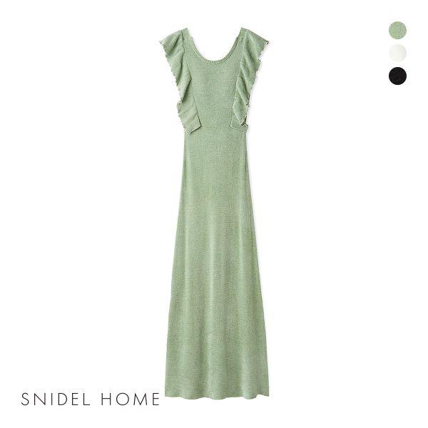 スナイデルホーム フリルニットワンピース カップ付き パジャマ ルームウェア SNIDEL HOME