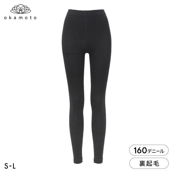 冬レギンス 160デニール 10分丈 裏起毛 ふんわりあたたか レディース S-M M-L JM-L...