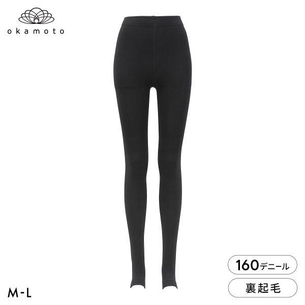 冬レギンス 160デニール トレンカ 10分丈 裏起毛 ふんわりあたたか レディース M-L JM-...