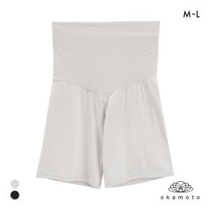 レギンス インナー プラチナホット 温感ペチコートレギンス 3分丈 腹巻つき あったか 保温 透け防止 ML レディース okamoto Platinumhot 肌着 下着女性