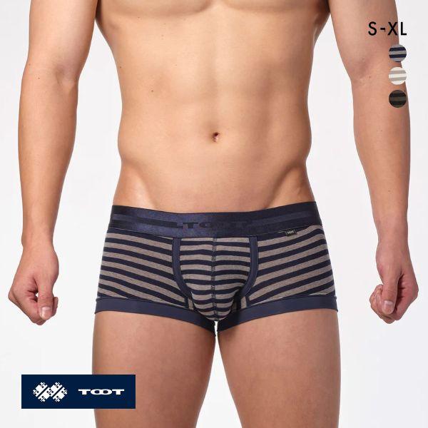 トゥート ウォーム ボーダー ボクサー ウルトラマイクロボクサーパンツ S-XL ローライズ メンズ...