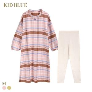 キッドブルー 25ネルチェック 長袖 ワンピース...の商品画像