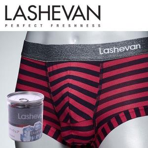 (ラシュバン)LASHEVAN　Rugger Border ボクサーパンツ [ 大きいサイズ 3Lまで ]