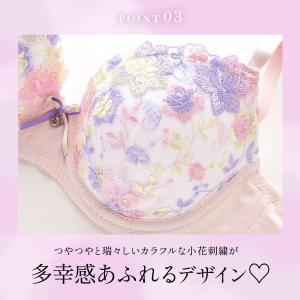 ブラジャー ショーツセット サンエイ 脇高 ハ...の詳細画像3
