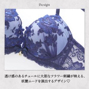 ブラジャー ショーツセット サンエイ 脇高 エ...の詳細画像4