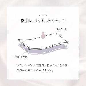 サニタリーペチコート 大きいサイズ M L L...の詳細画像3