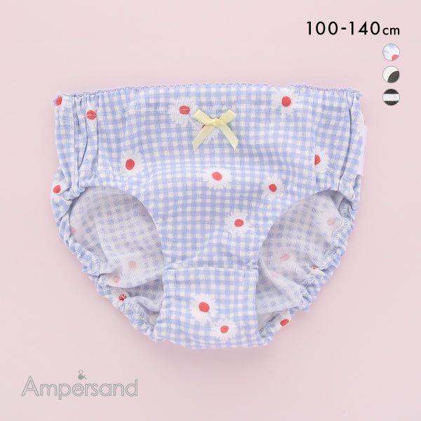 アンパサンド Ampersand 綿100％ 総柄 ショーツ キッズ ジュニア 女の子 単品