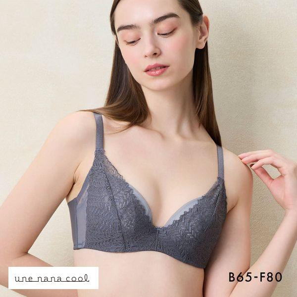 ウンナナクール une nana cool 脇スッキリ さあ、わたし レース 3/4カップブラジャー...