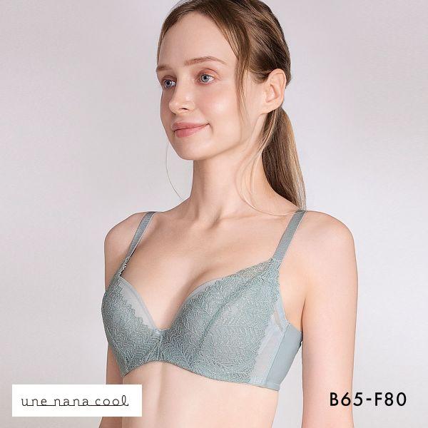 ブラジャー ウンナナクール une nana cool 脇スッキリ さあ、わたし レース 3/4カッ...