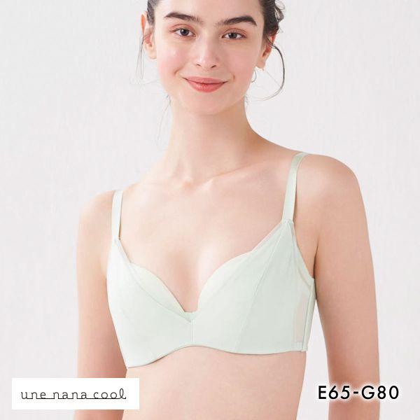 ウンナナクール une nana cool 脇スッキリ さあ、わたし シンプル 3/4カップブラジャ...