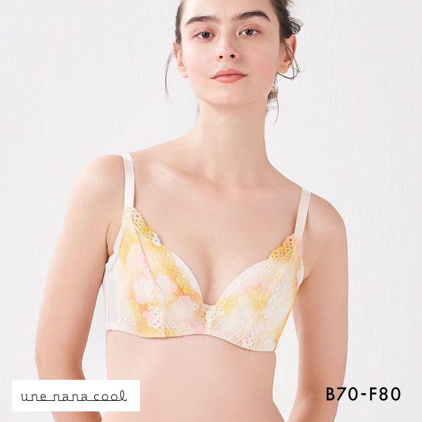 ウンナナクール une nana cool 脇高で背中スムージングブラジャー さあ、わたし レース ...