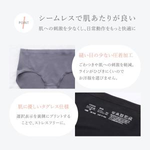 サニタリーショーツ 3色セット メッシュサニタ...の詳細画像2