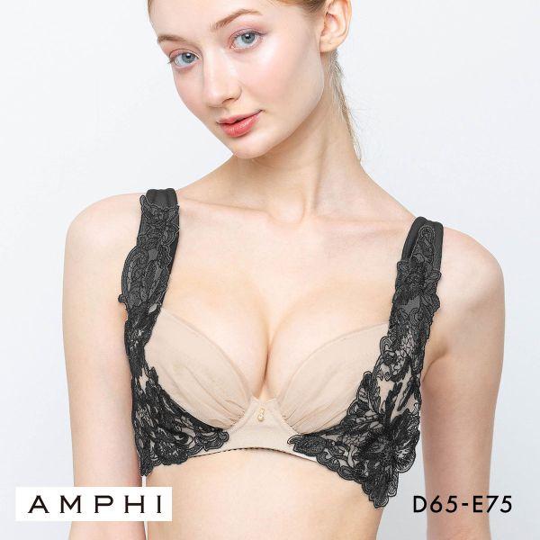 アンフィ 姿勢をサポートして、気軽にスタイルアップ ブラジャー 3/4カップ DE AMPHI BY...