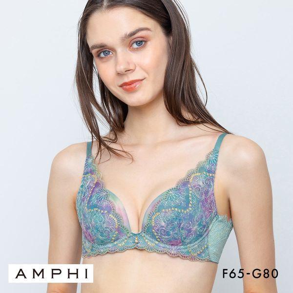 アンフィ グラマリッチ ブラジャー 脇スッキリ グラマラス＆リッチな谷間をメイク BYJ698 脇高...