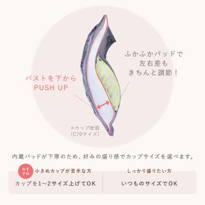 ブラジャー ショーツセット 大きいサイズ 谷間...の詳細画像2