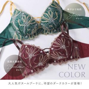 ブラジャー ショーツセット 大きいサイズ ワイ...の詳細画像1