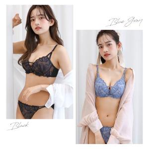 ブラジャー ショーツセット 大きいサイズ ワイ...の詳細画像5