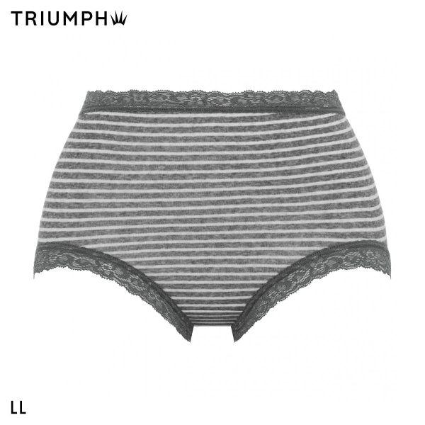 トリンプ SO NATURAL TR7120 ショーツ はきこみ深め 綿混 ボーダー LL M014...