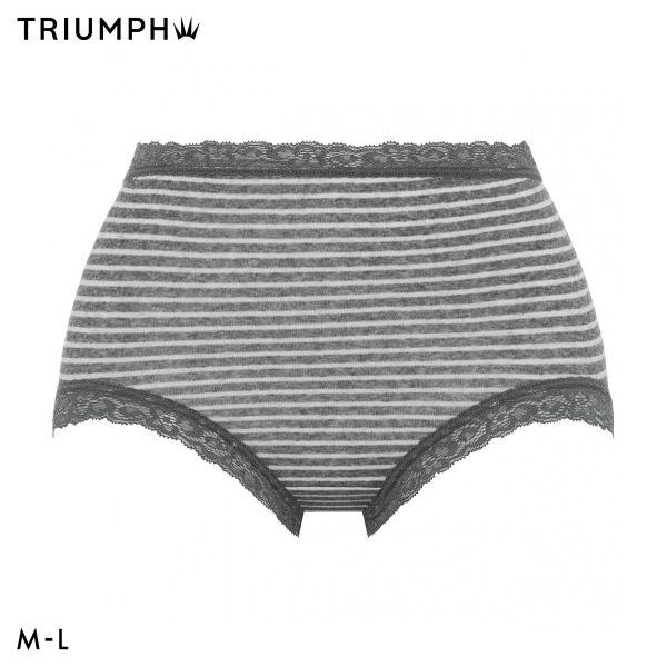 トリンプ SO NATURAL TR7120 ショーツ はきこみ深め 綿混 ボーダー ML M014...