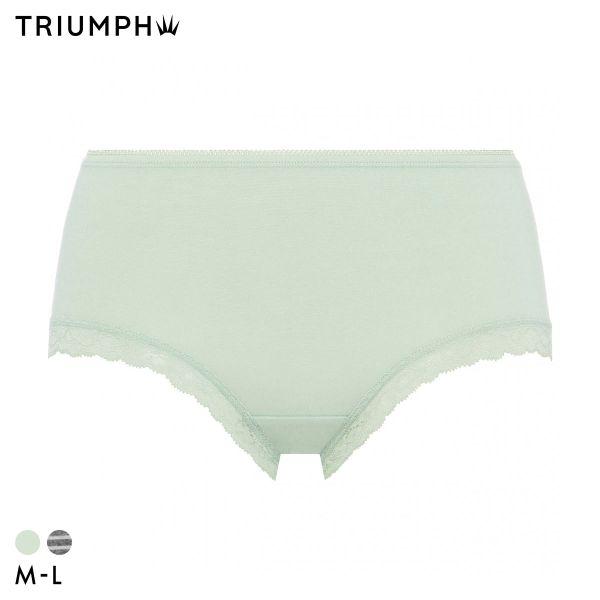 トリンプ SO NATURAL TR7120 ショーツ ボーイズレングス 綿混 無地 ボーダー 深め...