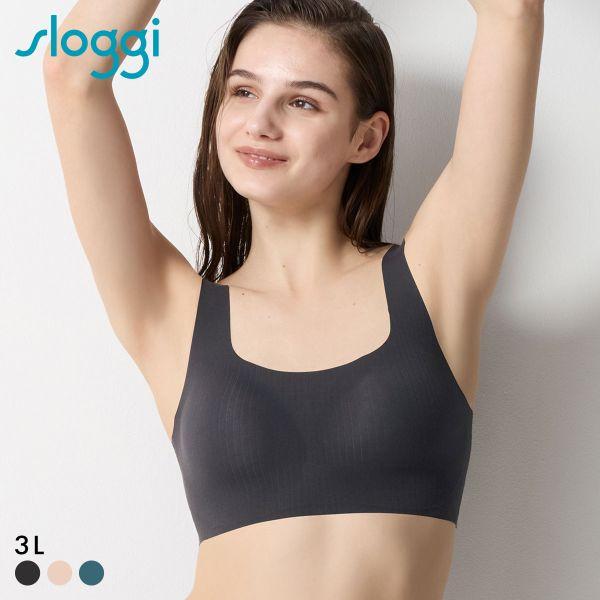 トリンプ スロギー ゼロフィール コットン G88 ブラジャー ノンワイヤー ハーフトップ 3L シ...