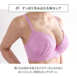 ブラジャー ショーツ セット Tバック 3点 ...の詳細画像3