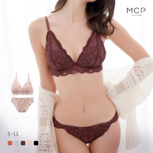 ブラジャー ショーツ セット ノンワイヤー ブラレット