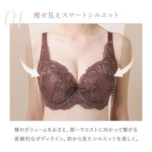 ブラジャー ショーツ セット 大きいサイズ G...の詳細画像4